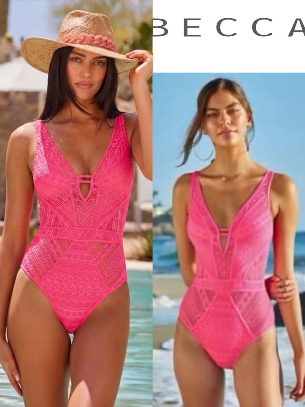New season! Becca by Rebecca Virtue Color Play Show and Tell Plunge One Piece